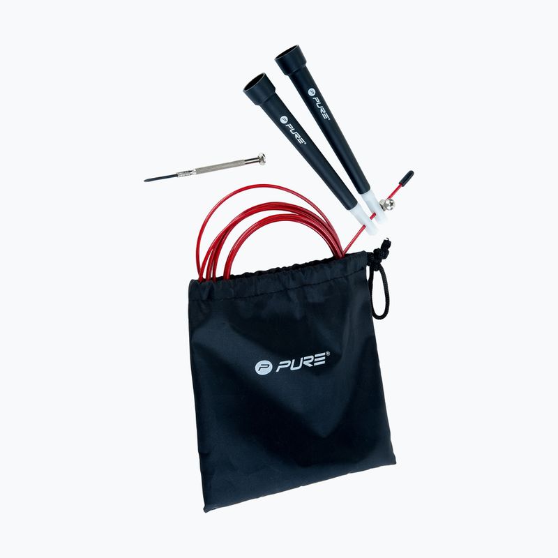 Skakanka Pure2Improve Speed Rope czerwona 2159 3