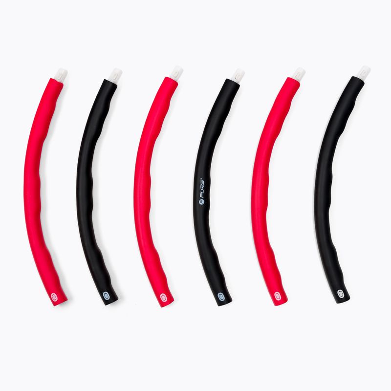 Hula hop Pure2Improve Składane Fitness Hoop czerwone 2829 4