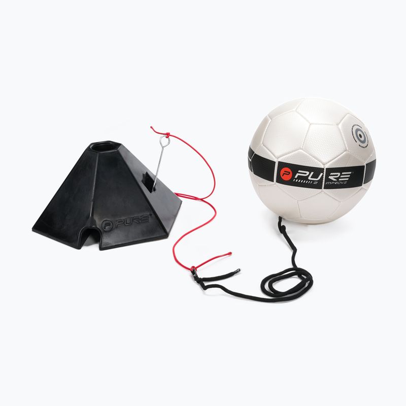 Trenażer Pure2Improve Soccer Ball Trainer czarno-czerwony 2929