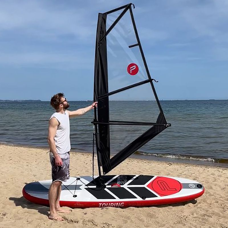 Deska z żaglem WindSUP Pure4Fun Wind SUP black/white/red/grey 13