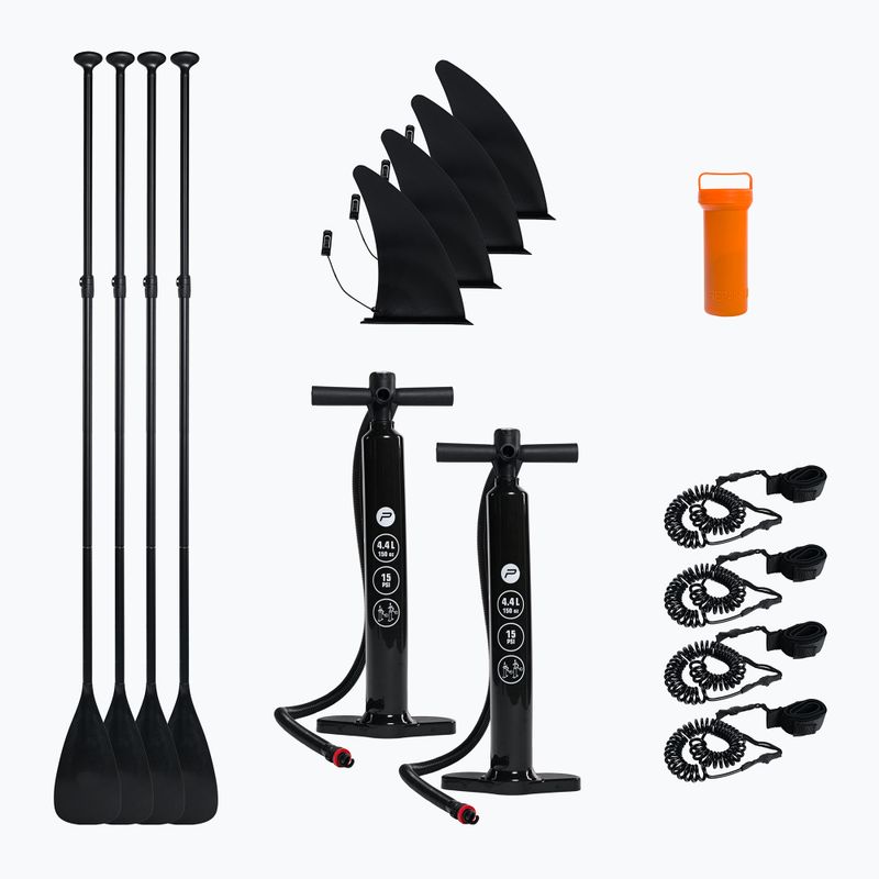 Deska SUP Pure4Fun SUP Giant black/white/red/grey 5