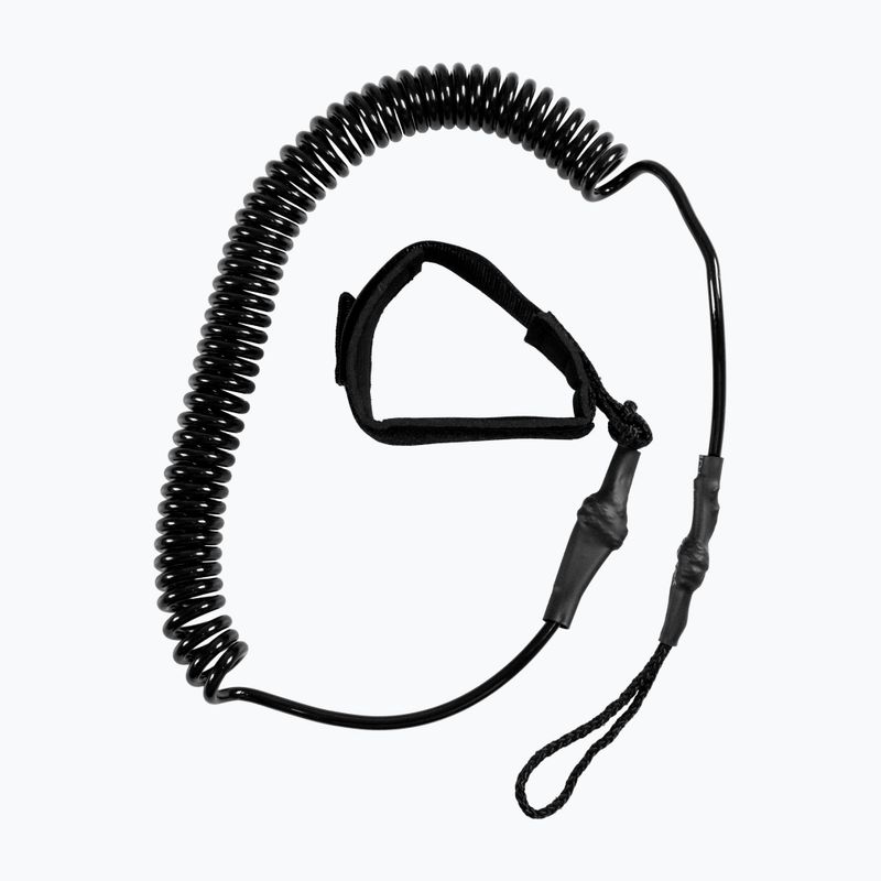 Leash do deski SUP Pure4Fun Coil Leash black/grey 2