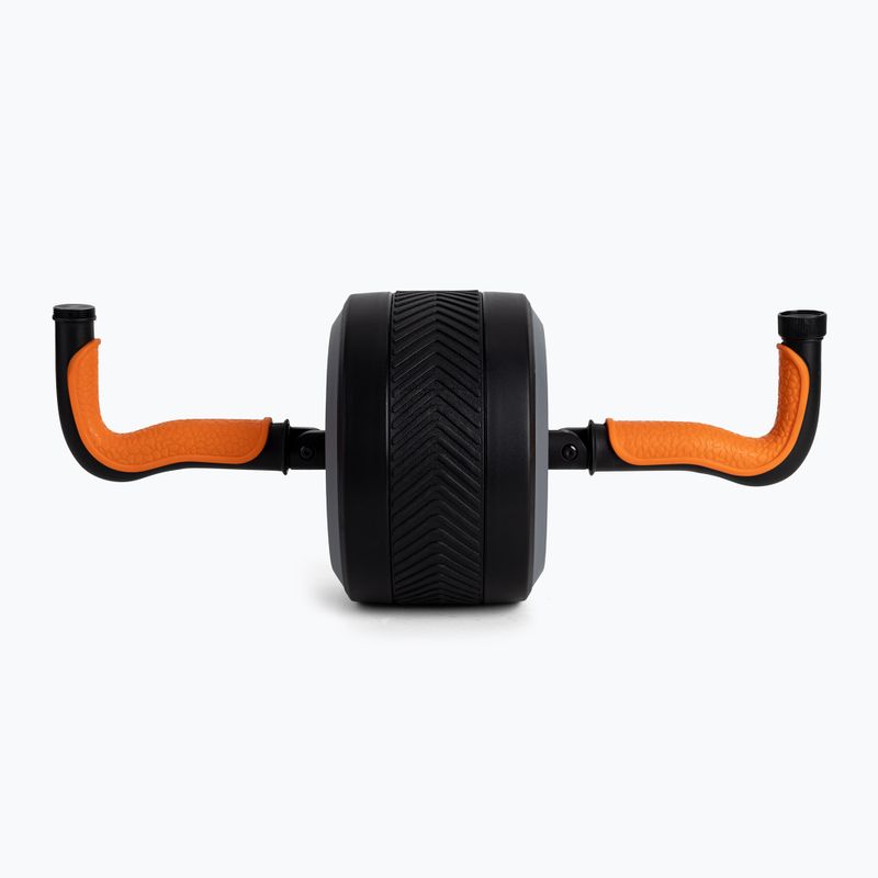 Kółko do ćwiczeń mięśni brzucha Pure2Improve 2W1 Ab Wheel/Kettlebell czarny 4303 2