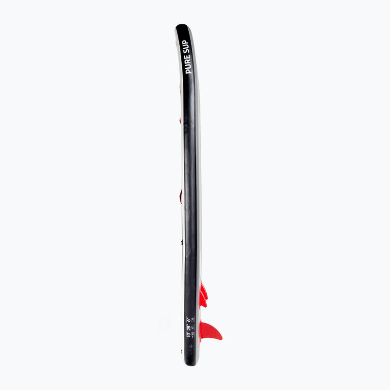 Zestaw deska SUP pompowana Pure4Fun Basic SUP 10'0" 305 x 71 x 15 cm white/black/red/grey 5