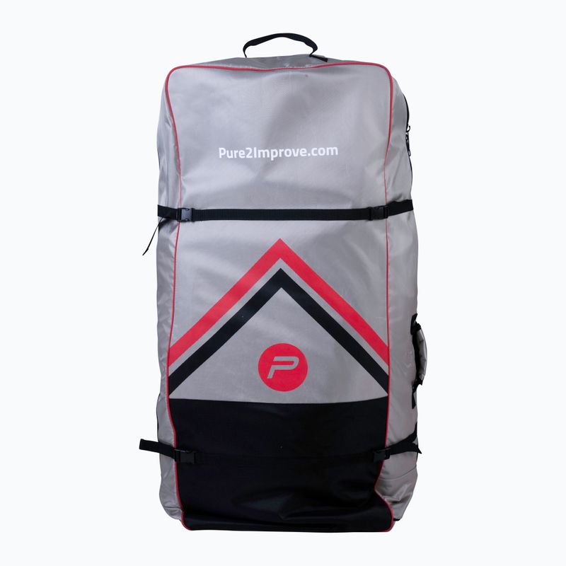 Kajak pompowany wysokociśnieniowy 1-osobowy Pure4Fun Dropstitch 1 P 320 cm black/red/white 5