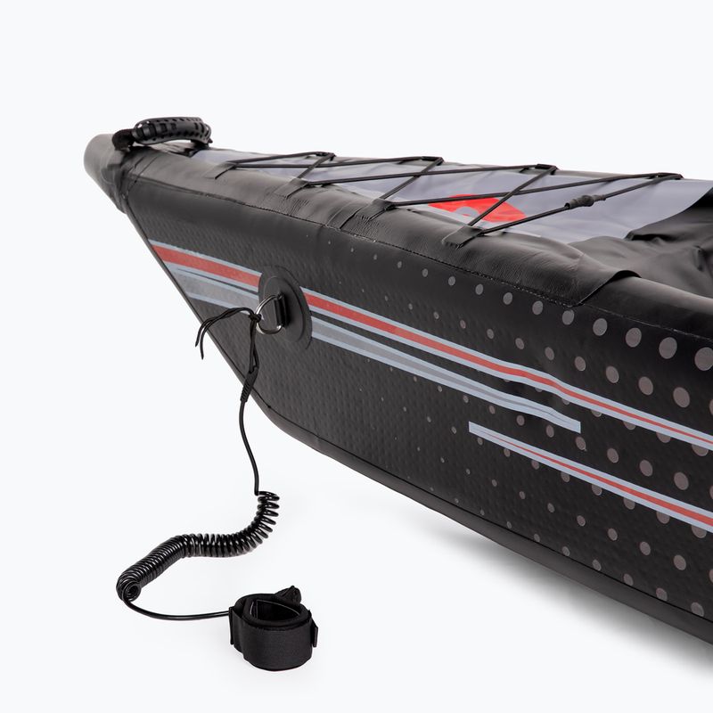 Kajak/SUP hybryda 1-osobowy Pure4Fun Dual Purpose 380 cm black/red/white 7