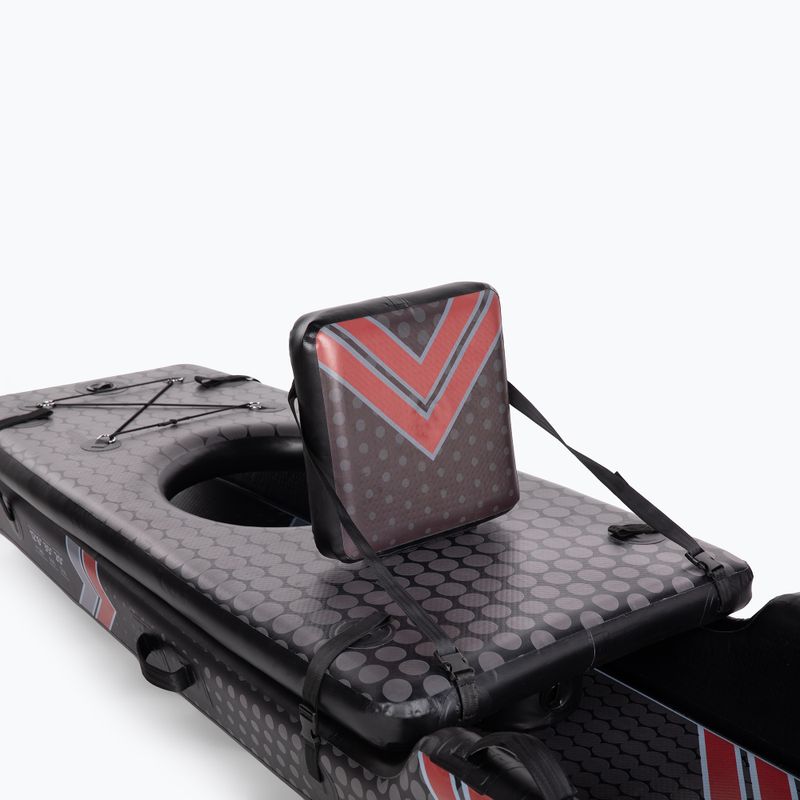 Kajak/SUP hybryda 1-osobowy Pure4Fun Dual Purpose 380 cm black/red/white 9