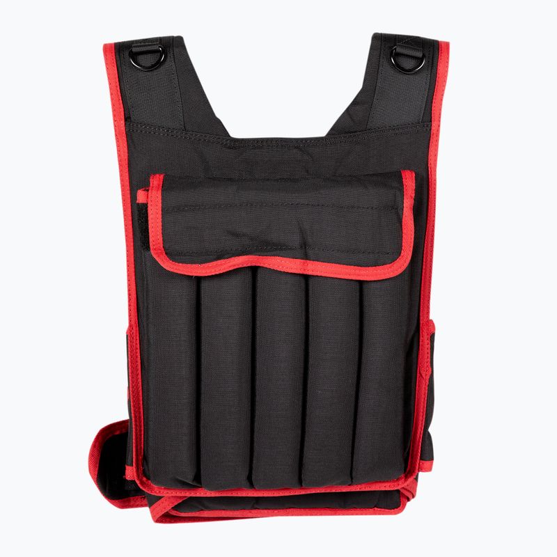 Kamizelka treningowa z obciążeniem Pure2Improve Weighted vest 20 kg czarna P2I202330 2