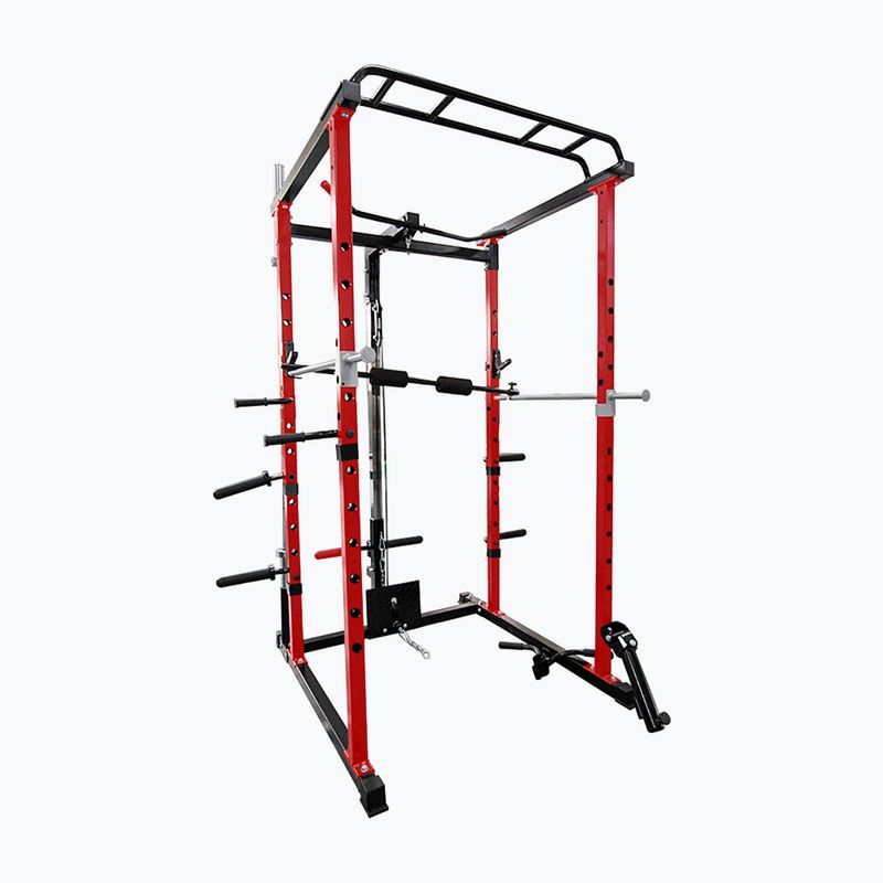 Klatka treningowa Pure2Improve Powerrack czerwono-czarna P2I820000 2