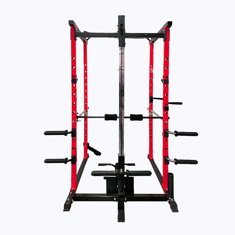 Klatka treningowa Pure2Improve Powerrack czerwono-czarna P2I820000 4