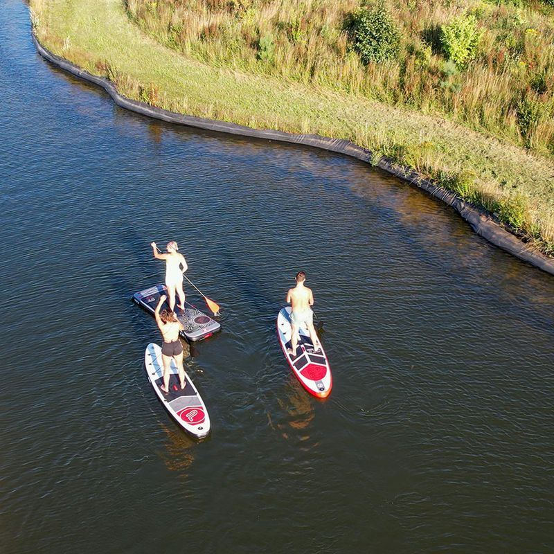 Zestaw deska SUP pompowana Pure4Fun Basic SUP 10'5" white/black/red/grey 10