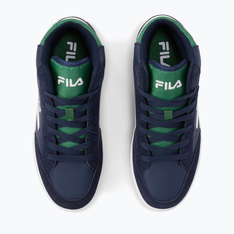 Buty dziecięce FILA Crew Mid fila navy/verdant green 4