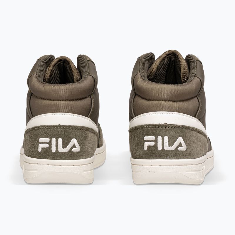 Buty dziecięce FILA Crew Mid olive night 3