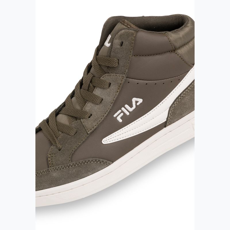 Buty dziecięce FILA Crew Mid olive night 6