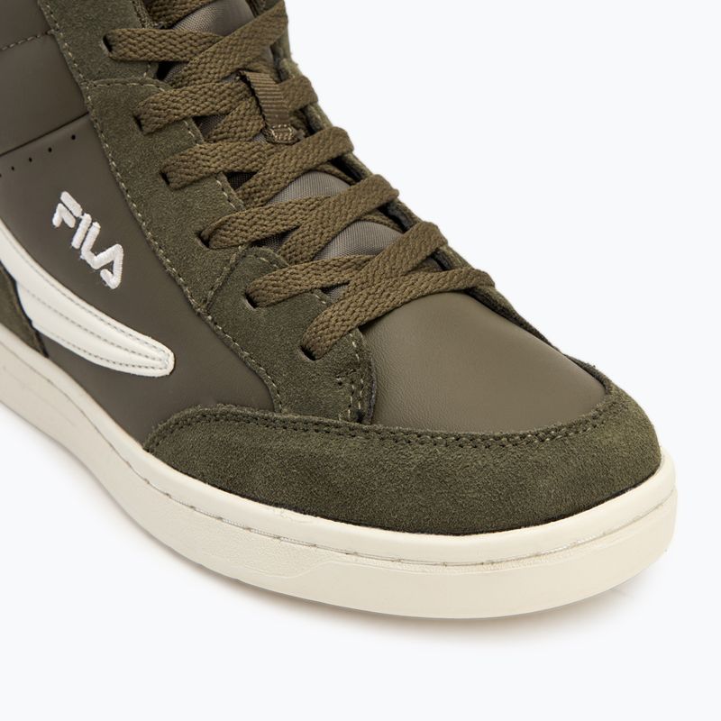 Buty dziecięce FILA Crew Mid olive night 7