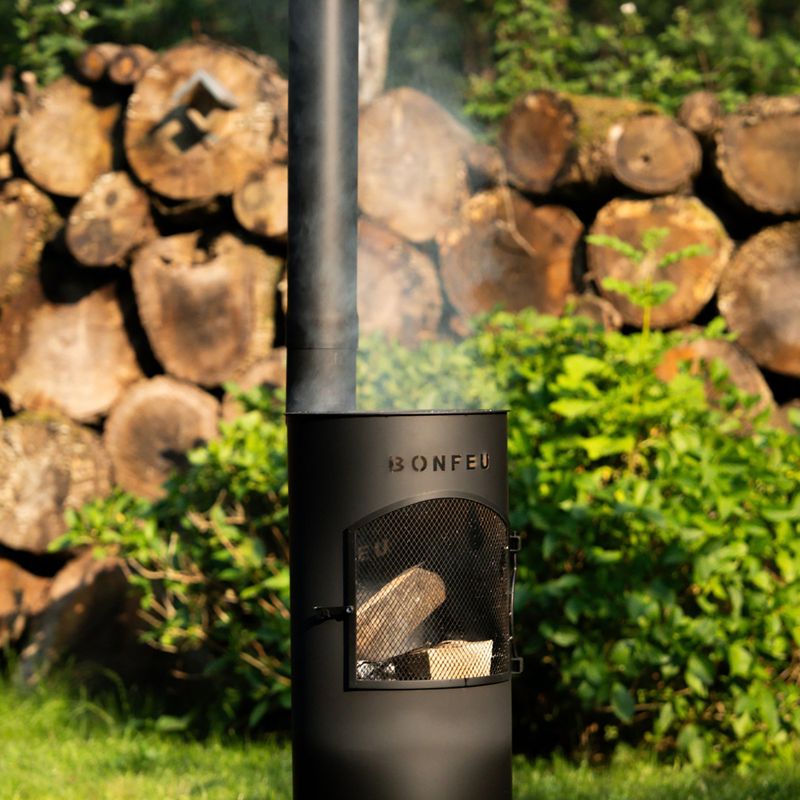 Kominek ogrodowy BonFeu Bongiano LP black 3