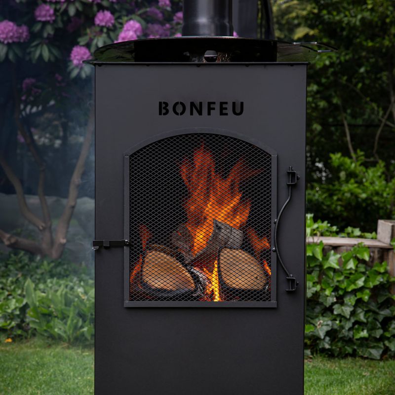 Kominek ogrodowy BonFeu BonCarré black 10