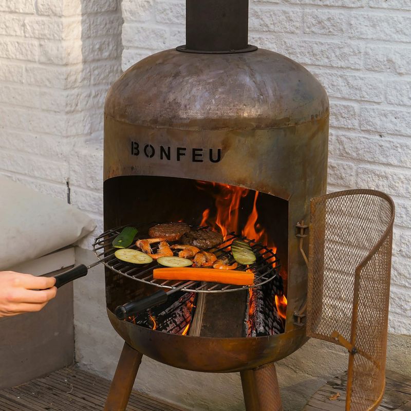 Kominek ogrodowy BonFeu BonBono black 11
