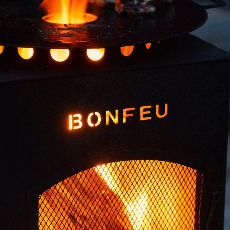 Kominek ogrodowy BonFeu BonCarré corten 10
