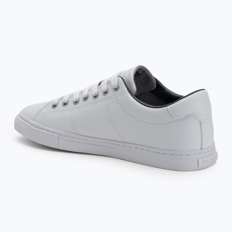 Buty męskie Tommy Hilfiger Essential Leather Sneaker white 3