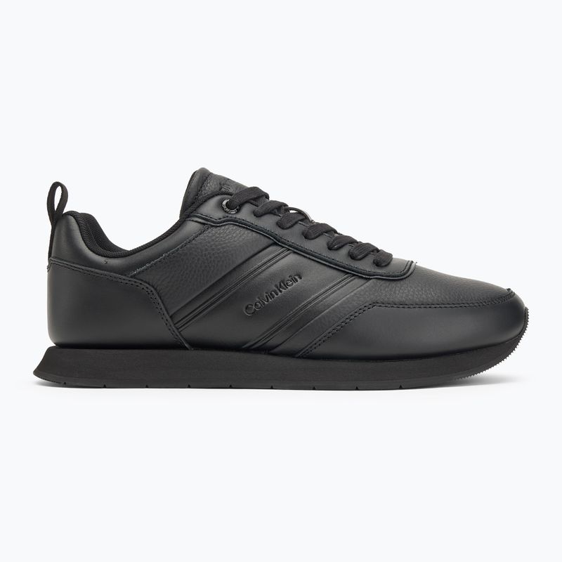 Buty męskie Calvin Klein HM0HM01897 Low Prof Runn Laceup Tape triple black 2