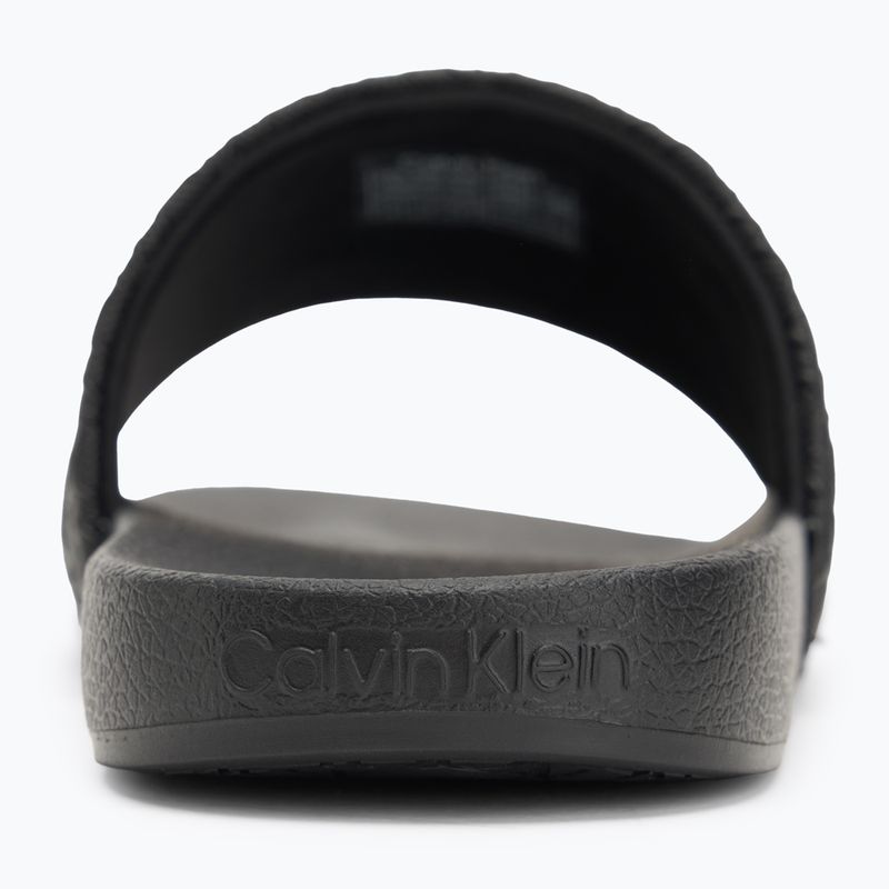 Klapki męskie Calvin Klein HM0HM01968 Pool Slide Mono triple black 6