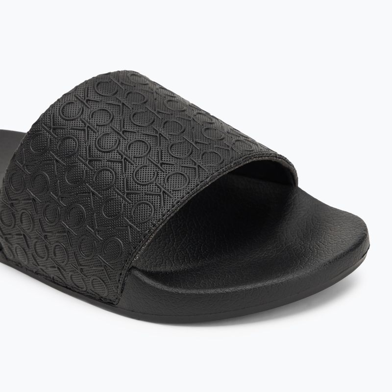 Klapki męskie Calvin Klein HM0HM01968 Pool Slide Mono triple black 7