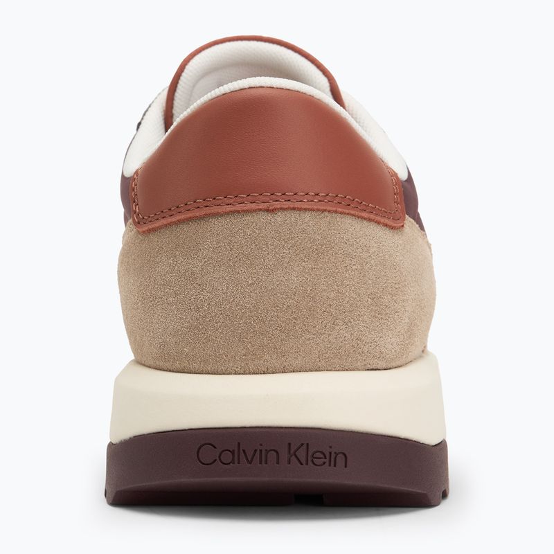 Buty męskie Calvin Klein HM0HM01714 Low Top Lace Up Repreve Mix silver mink/vineyard wine 6