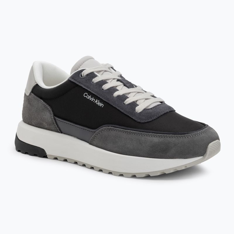 Buty męskie Calvin Klein HM0HM01714 Low Top Lace Up Repreve Mix formal gray/eggshell/creamy white