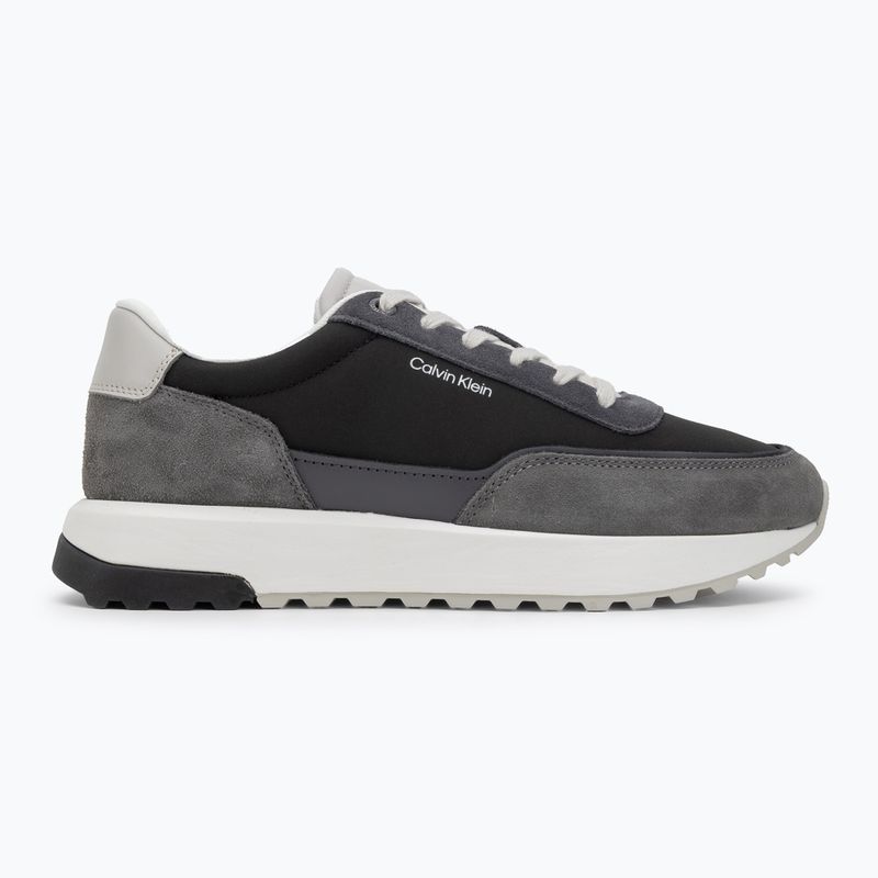 Buty męskie Calvin Klein HM0HM01714 Low Top Lace Up Repreve Mix formal gray/eggshell/creamy white 2