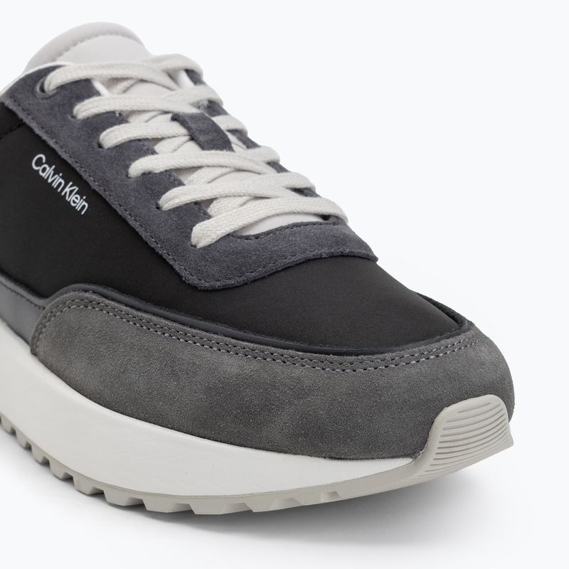 Buty męskie Calvin Klein HM0HM01714 Low Top Lace Up Repreve Mix formal gray/eggshell/creamy white 7