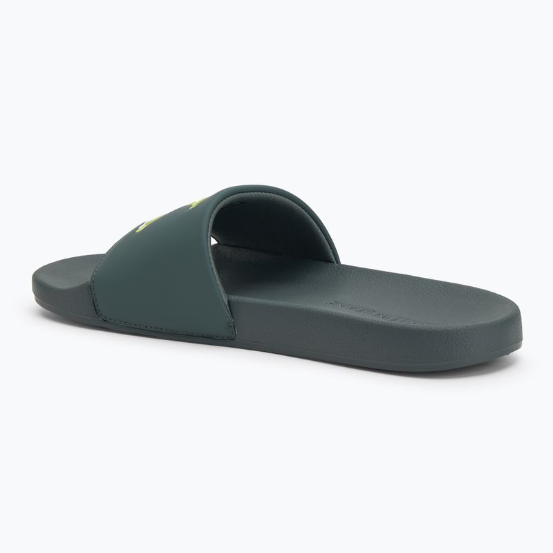 Klapki męskie Calvin Klein YM0YM01281 Jelly Mono PU seaside aqua/white 3