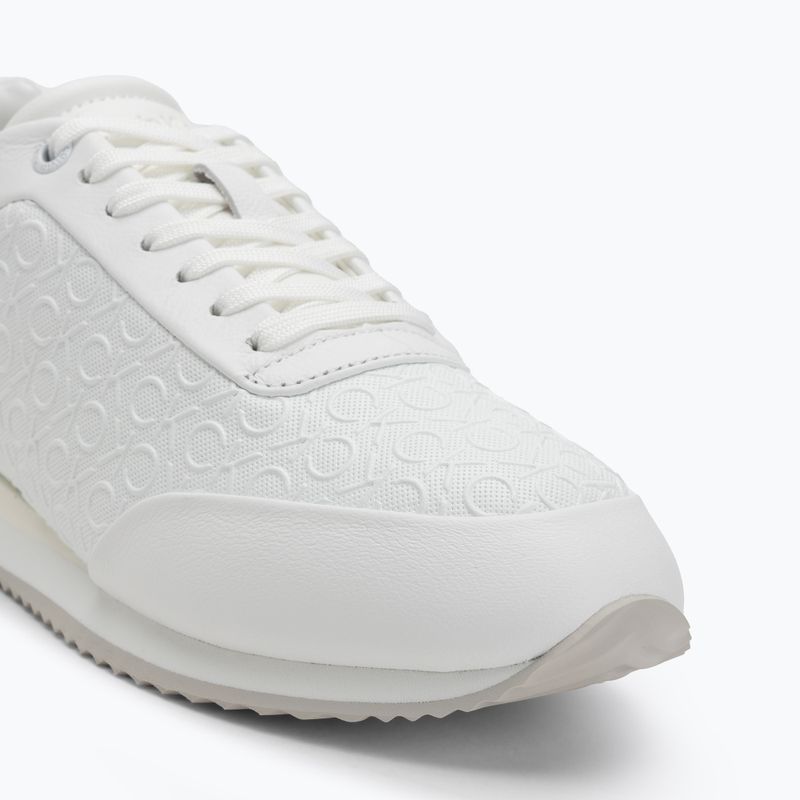Buty damskie Calvin Klein HW0HW02574 Runner Lace Up Mono Pu triple bright white 7