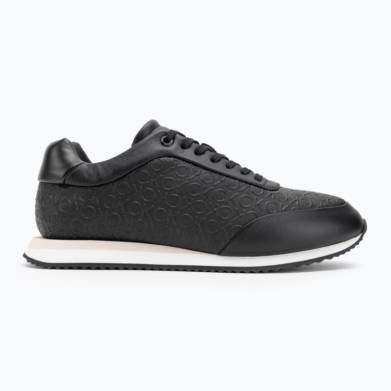 Buty damskie Calvin Klein HW0HW02574 Runner Lace Up Mono Pu ck black 2