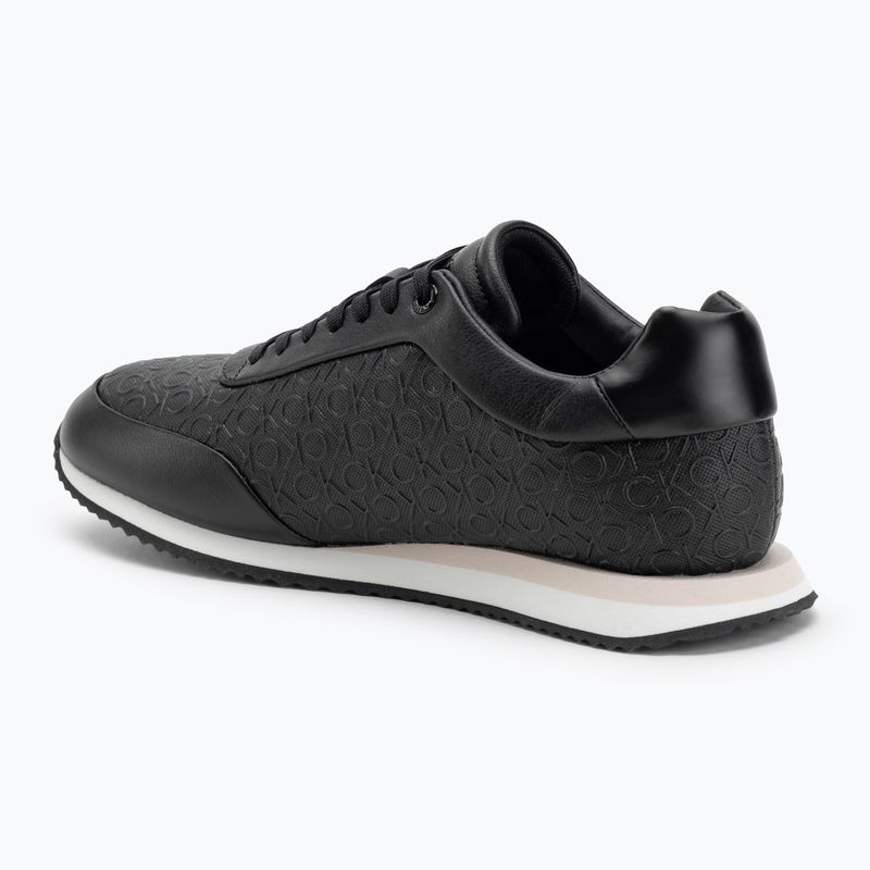 Buty damskie Calvin Klein HW0HW02574 Runner Lace Up Mono Pu ck black 3