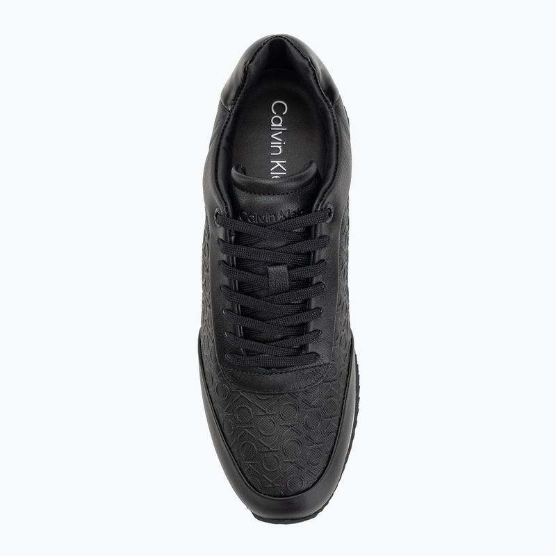 Buty damskie Calvin Klein HW0HW02574 Runner Lace Up Mono Pu ck black 5