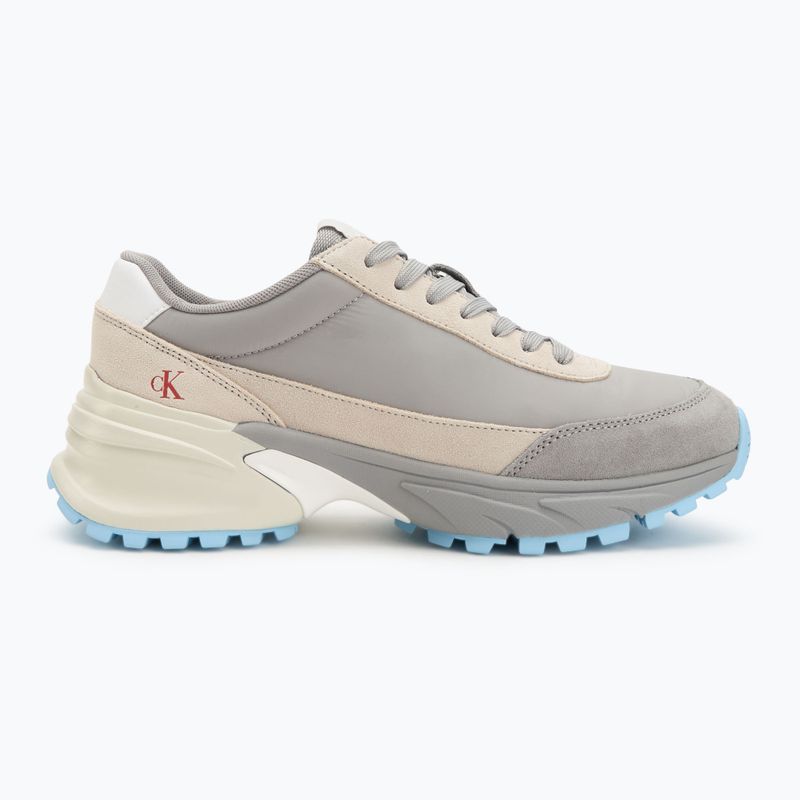 Buty damskie Calvin Klein YW0YW01852 Hike Runner Mg Nylon Mix formal gray/eggsshell creamy/white 2