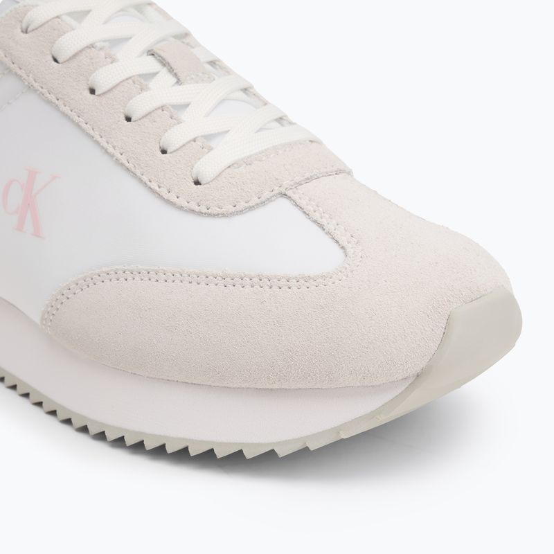 Buty damskie Calvin Klein YW0YW01828 Caleup Mg Nylon Mix Bright white/sweet pink 7
