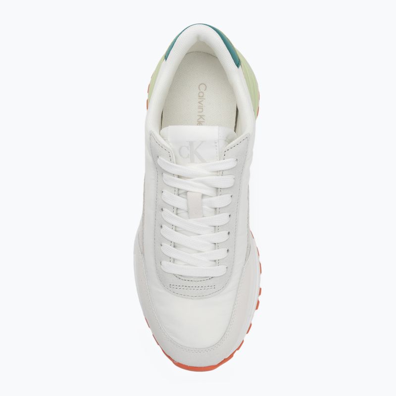 Buty damskie Calvin Klein YW0YW01852 Hike Runner Mg Nylon Mix bright white/oyster mushwroom 5