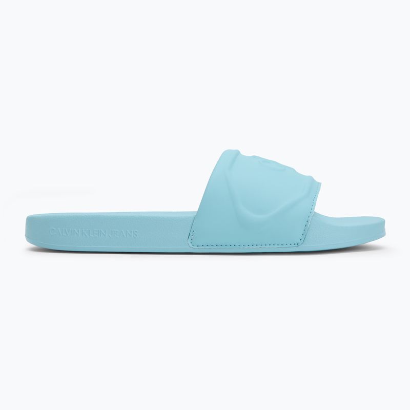 Klapki damskie Calvin Klein YW0YW01879 Pu Hf Mg blue danube 2