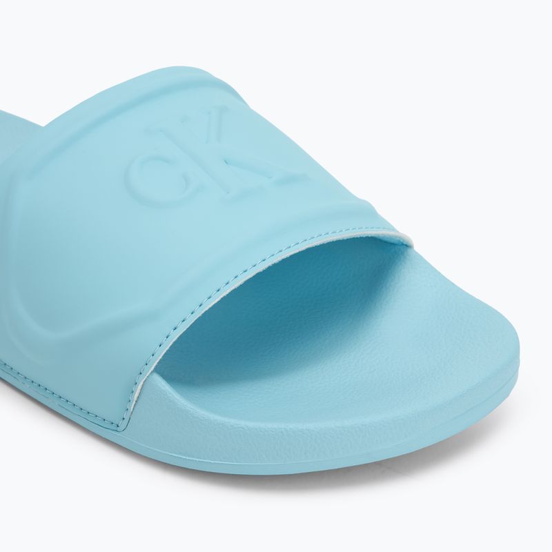 Klapki damskie Calvin Klein YW0YW01879 Pu Hf Mg blue danube 7