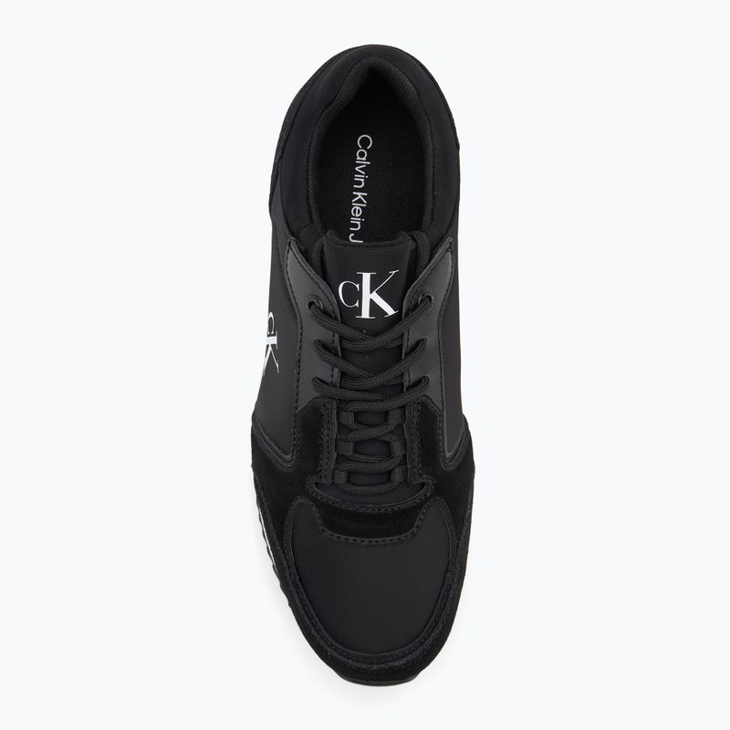 Buty damskie Calvin Klein YW0YW01644 Runner Laceup Sock Mg Nylon Mix black 5