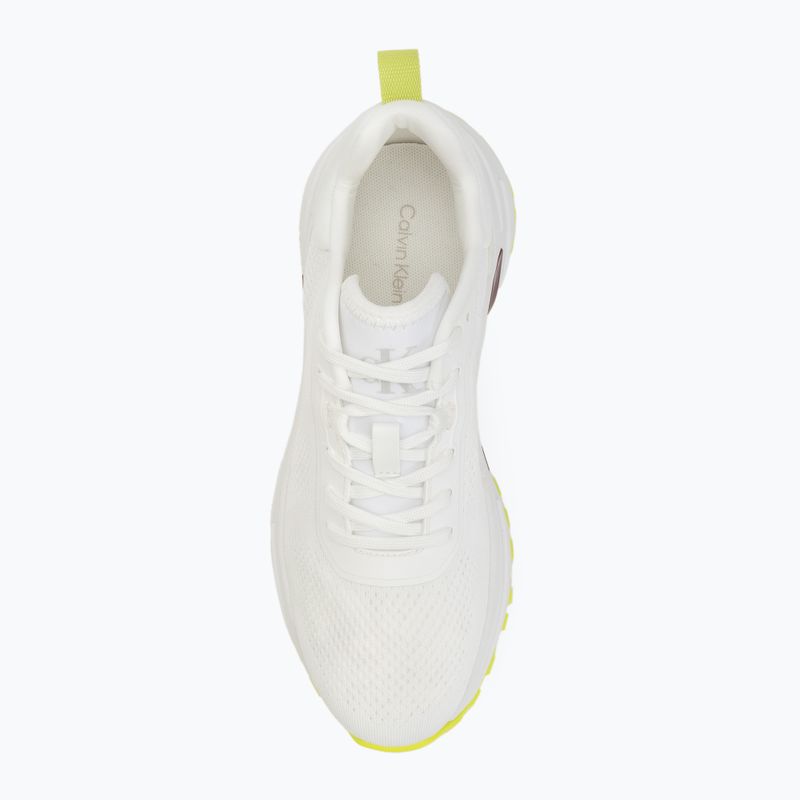 Buty damskie Calvin Klein YW0YW01856 Hike Runner Mg Tech Knit bright white wild lime/andora 5