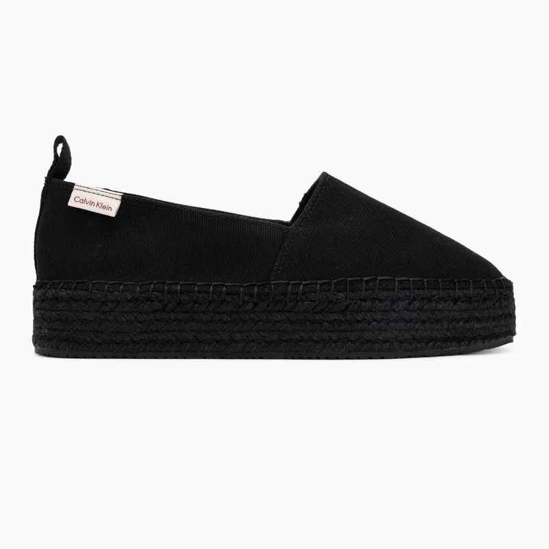 Espadryle damskie Calvin Klein YW0YW01871 Platform ML CS ck black 2