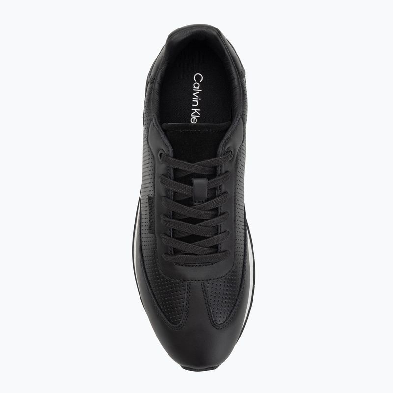 Buty męskie Calvin Klein HM0HM01871 Low Prof Runn Laceup Perf Lth black/bright white 5