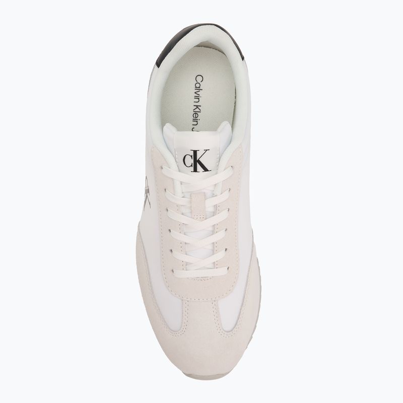 Buty męskie Calvin Klein YM0YM01325 Retro Runner Lace Up Ny-Su bright white/black 5