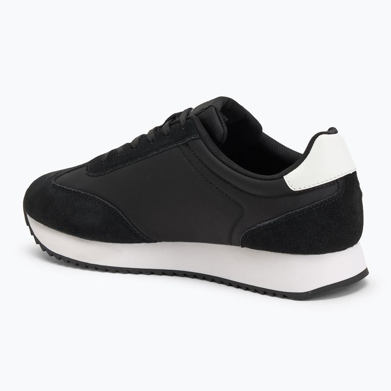 Buty męskie Calvin Klein YM0YM01325 Retro Runner Lace Up Ny-Su black/bright white 3