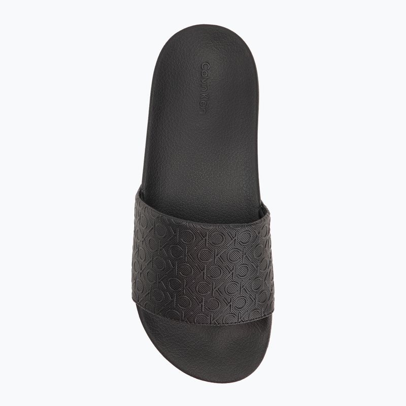 Klapki damskie Calvin Klein HW0HW02541 Pool Slide Mono ck black 5