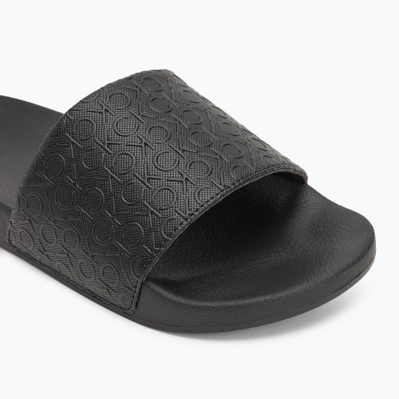 Klapki damskie Calvin Klein HW0HW02541 Pool Slide Mono ck black 7