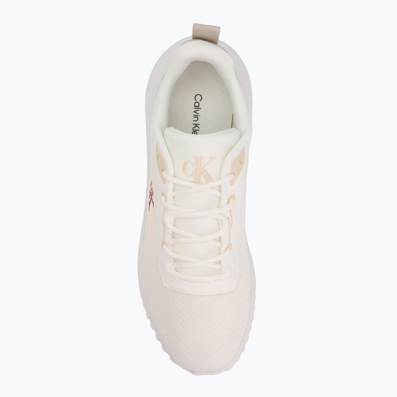 Buty męskie Calvin Klein YM0YM01285 Hike Runner Mix Mesh bright white/moonstruck/tandoori 5